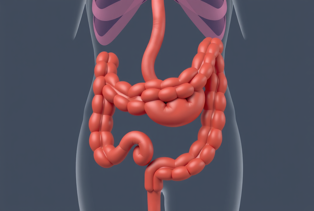 visual representation of digestive tract with diverticula