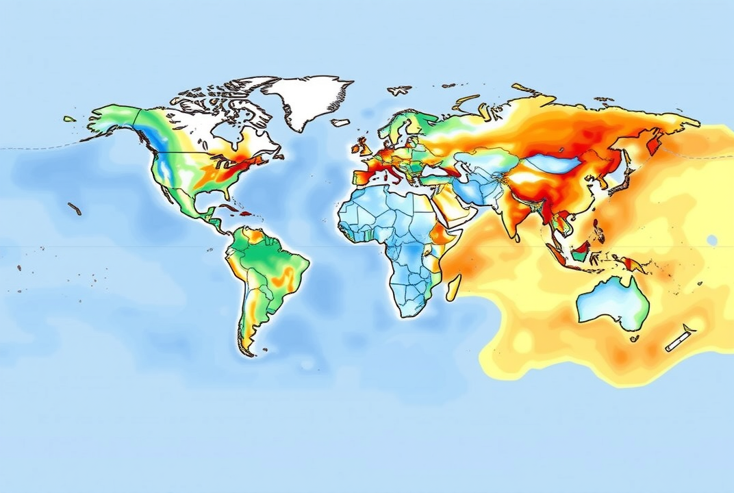 map of shifting climate zones