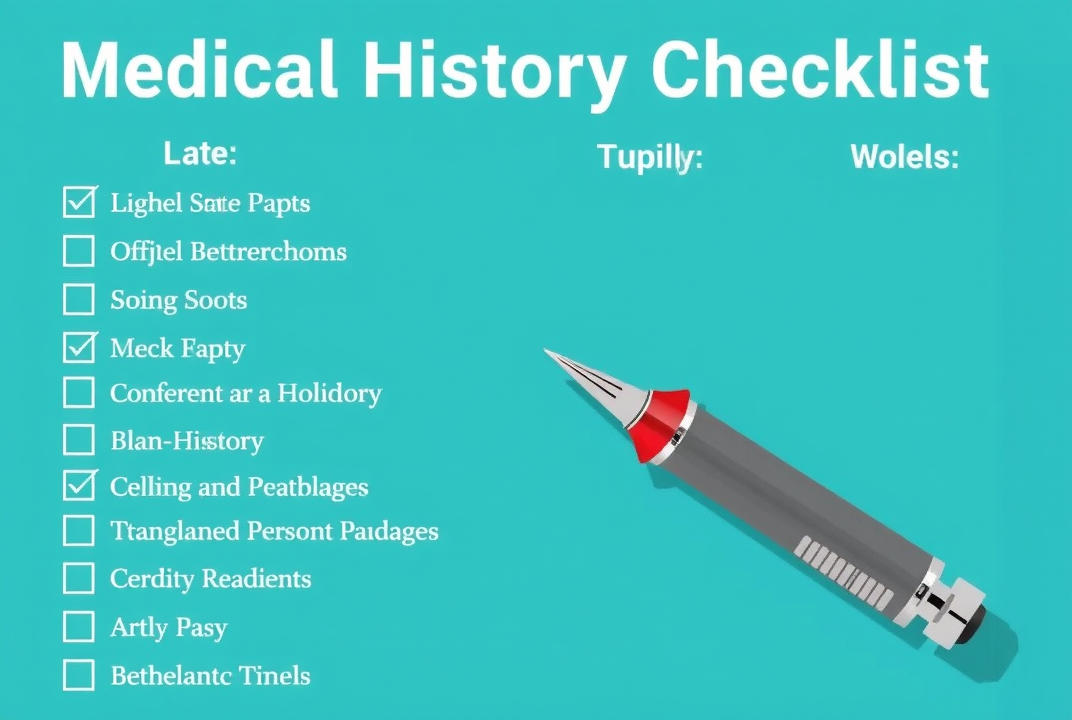 medical history checklist