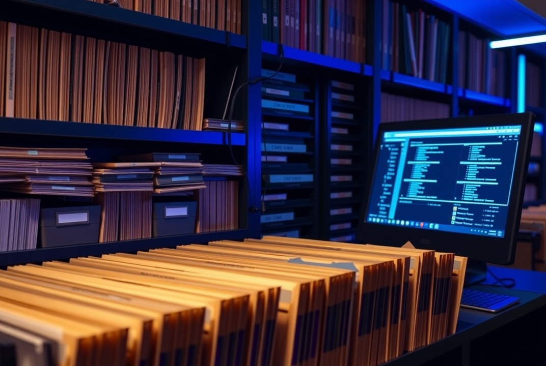 Organized digital filing system