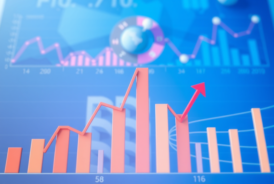 financial graphs and charts