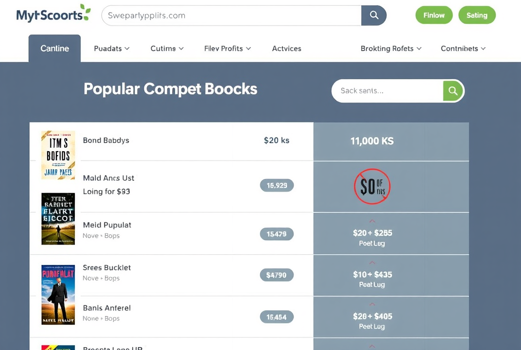 comparison of popular ebook prices