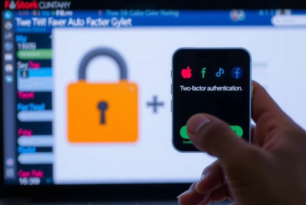 Two-factor authentication in use