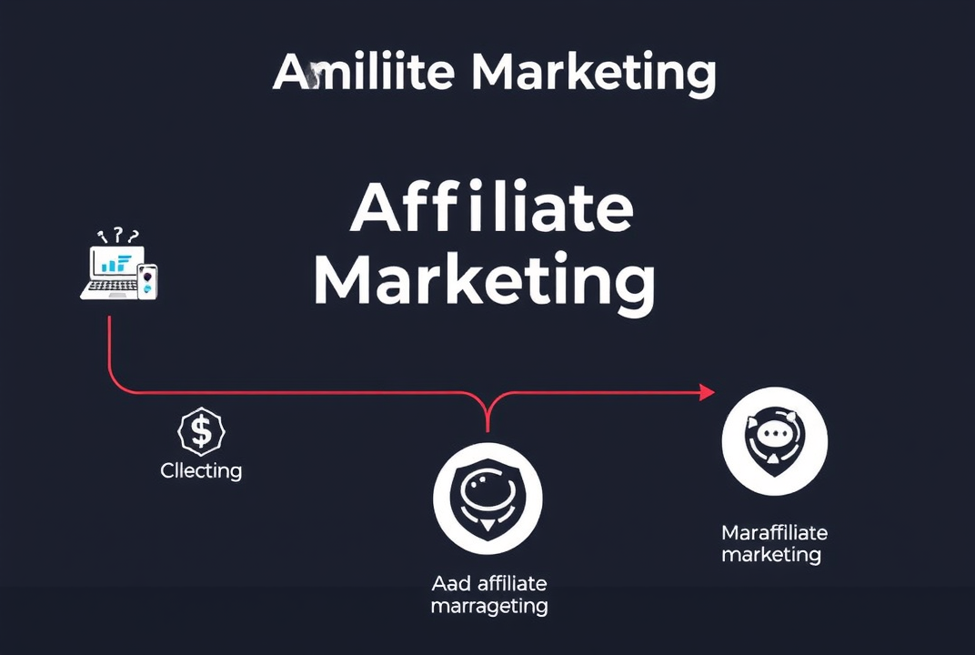 visual representation of affiliate marketing process