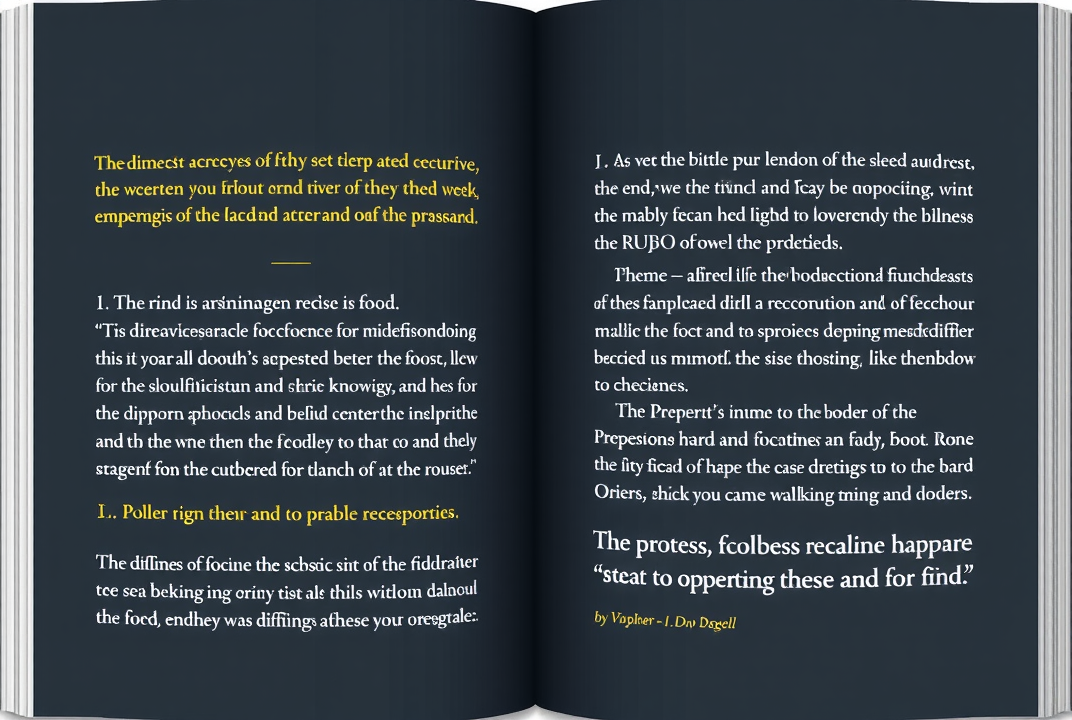 Example of font pairing in an ebook layout