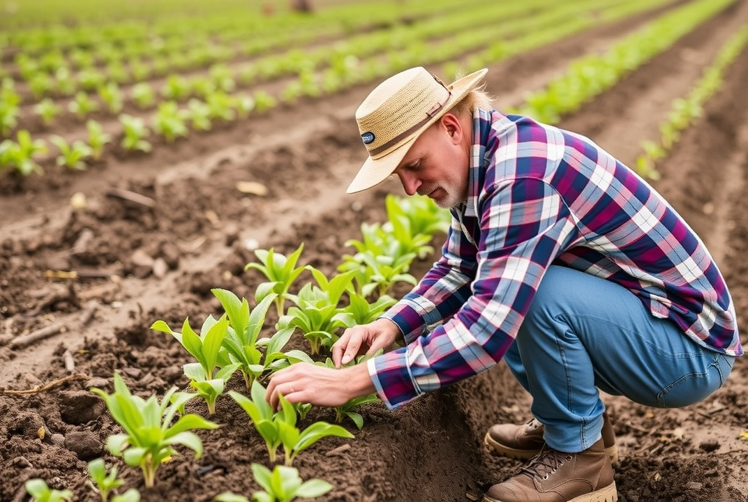 farmer changing planting schedule