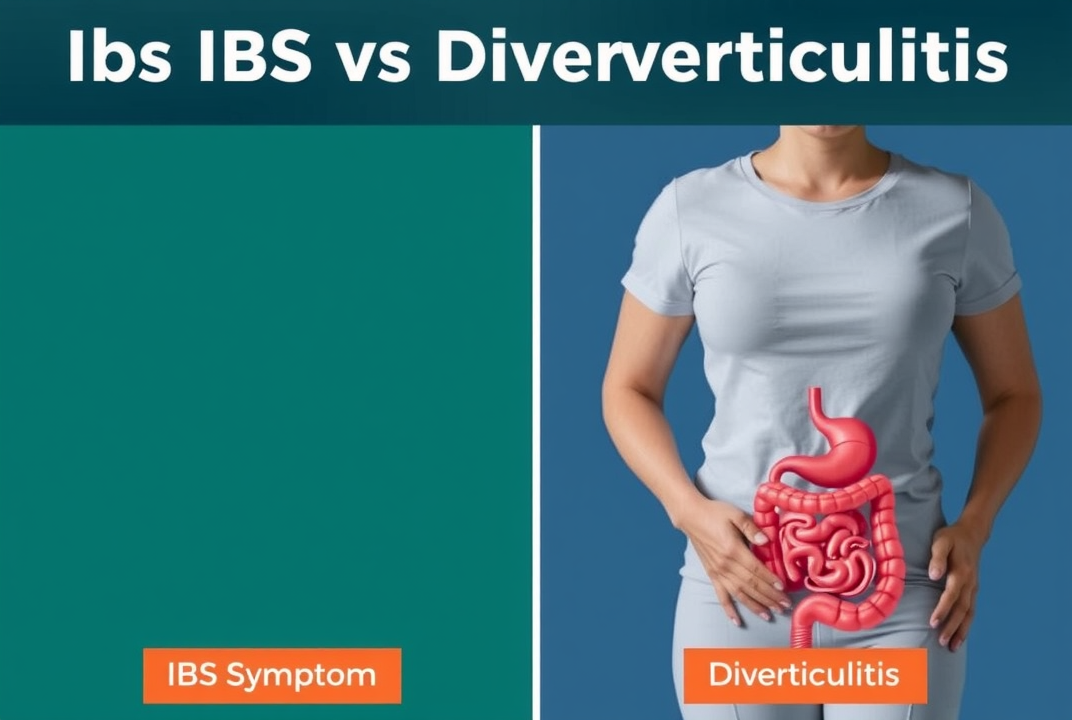 Comparison chart of IBS and Diverticulitis symptoms